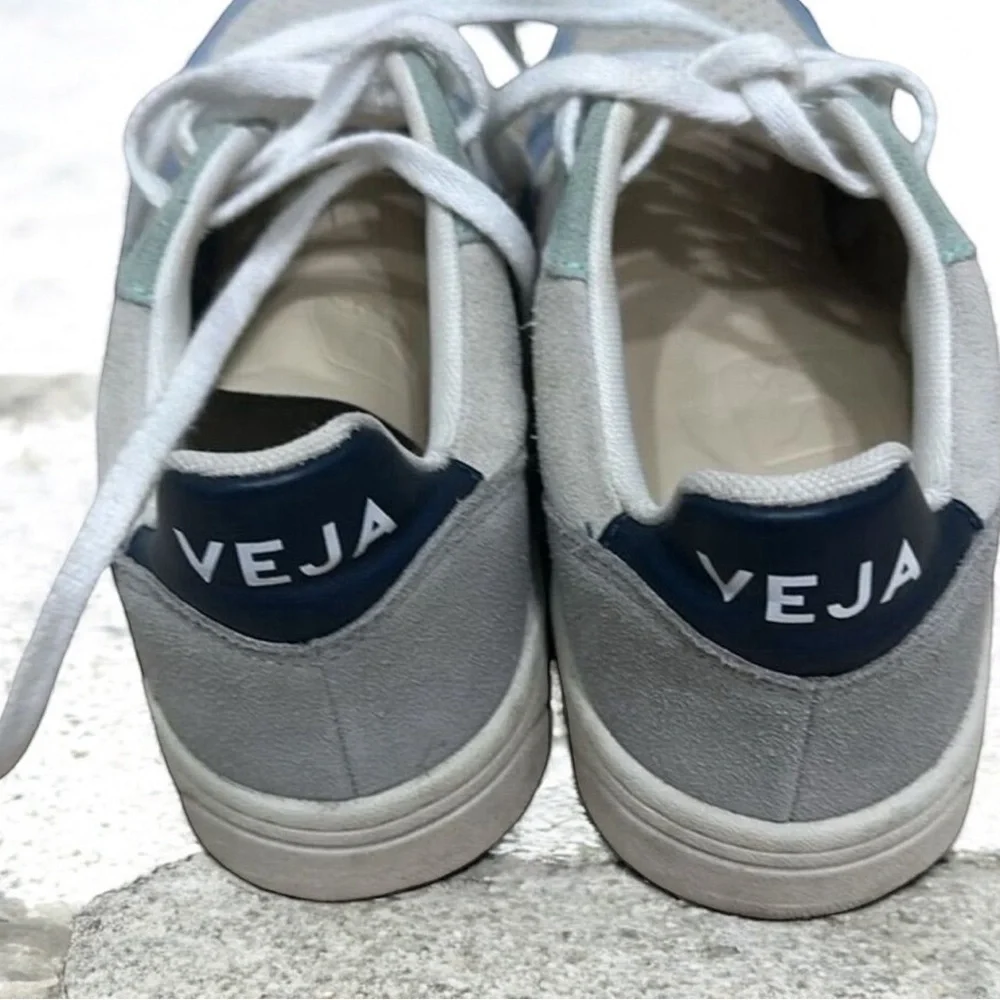 Veja V-10 Women's Multicolor Suede Sneakers Size 8 Lace-Up Athletic